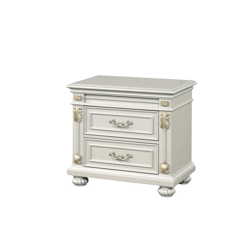 Adele white nightstand