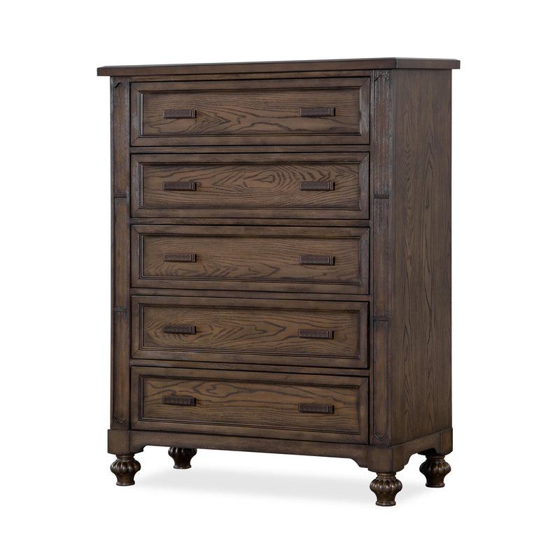 Ellie dark walnut chest