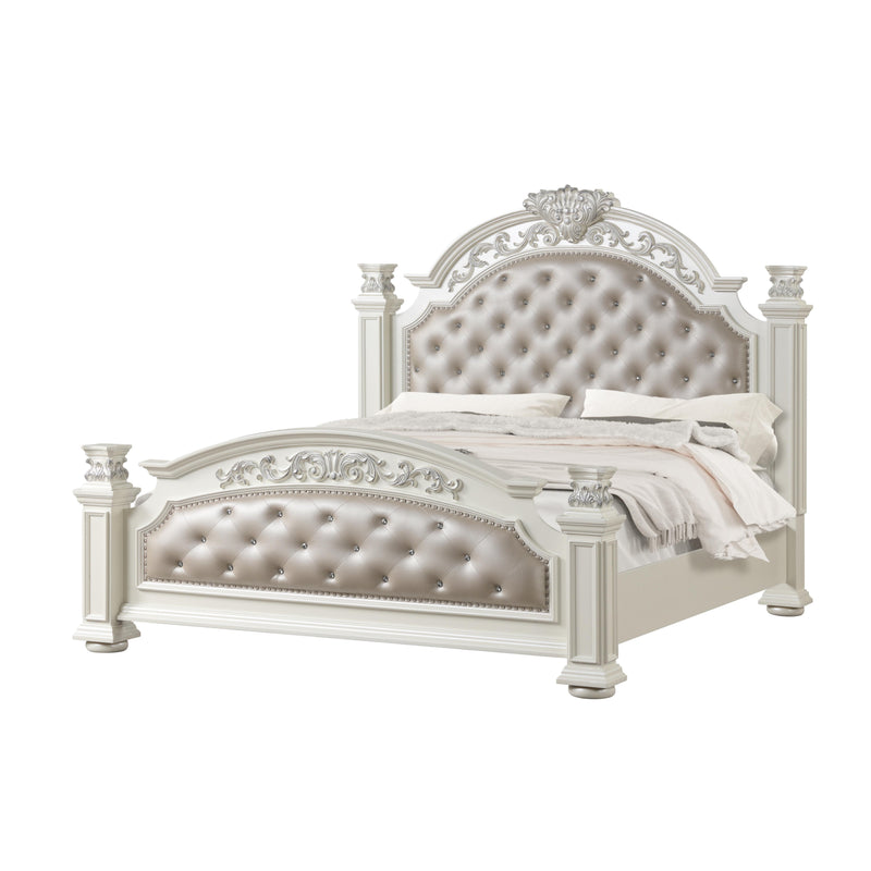 Brooklyn white queen bed