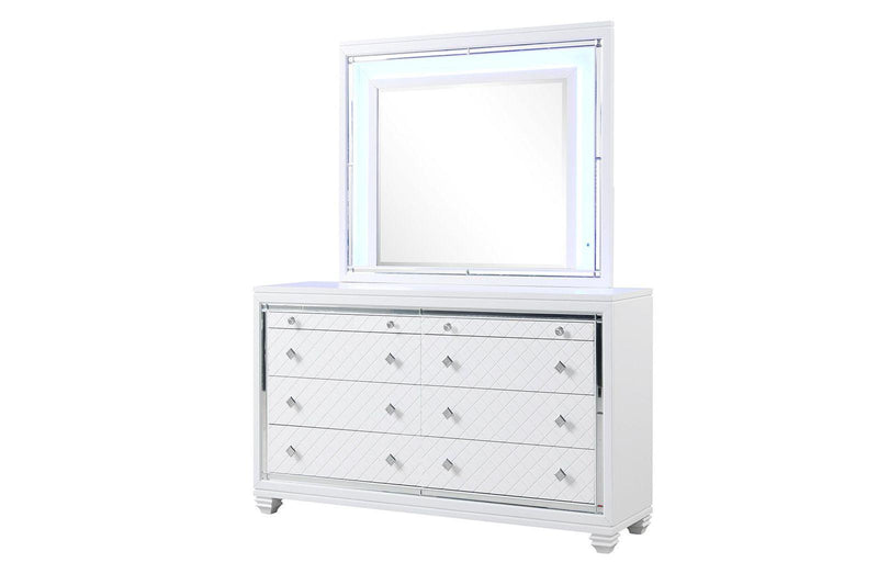 Nova white dresser
