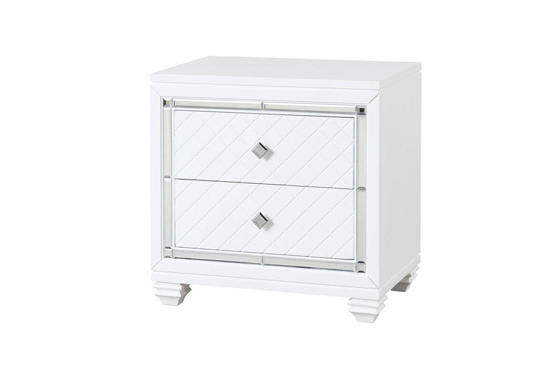 Nova white nightstand
