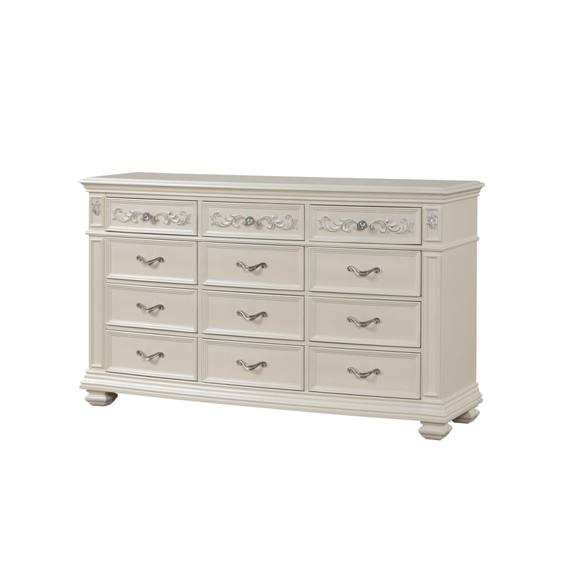 Vivian white dresser