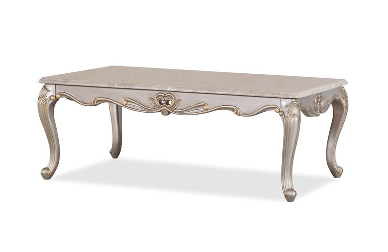Camilla silver coffee table